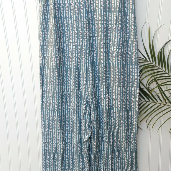 Anthropologie Saturday Sunday Lizzy Jumpsuit Size S Cotton Boho Floral Wide Leg - Picture 8 of 11